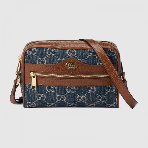 Gucci Ophidia GG mini táska 517350 Sötétkék