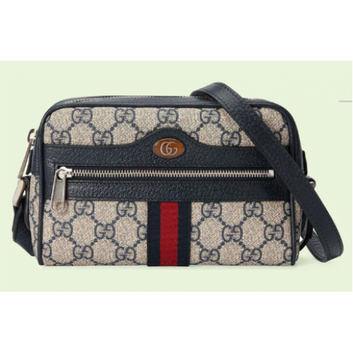 Gucci Ophidia GG mini táska 517350 Zafírkék