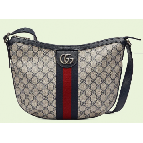 Gucci Ophidia GG kis válltáska 598125 Kék