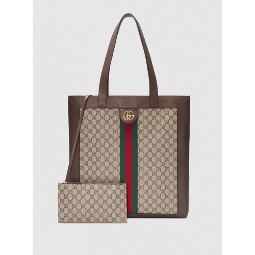 Gucci Ophidia Soft GG Supreme Nagy Táska GG5689 Barna
