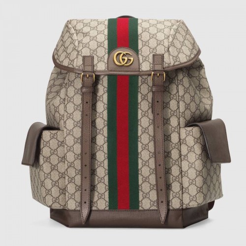 Gucci Ophidia vászon közepes GG hátizsák 598140 barna