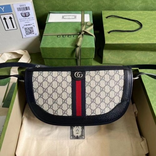 Gucci Ophidia nagy válltáska 674096 kék