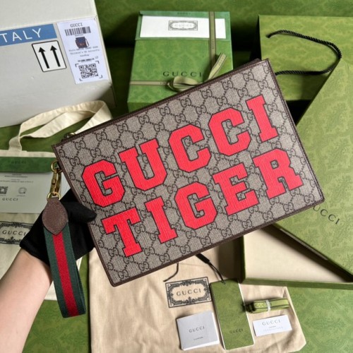 Gucci Ophidia táska 688378 barna és piros