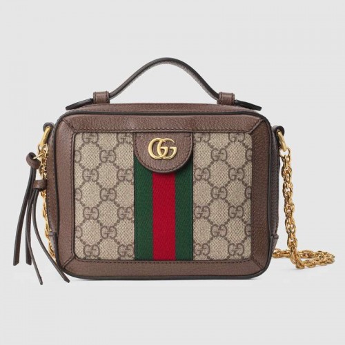 Gucci Ophidia sorozatú GG Mini Válltáska 602576 barna