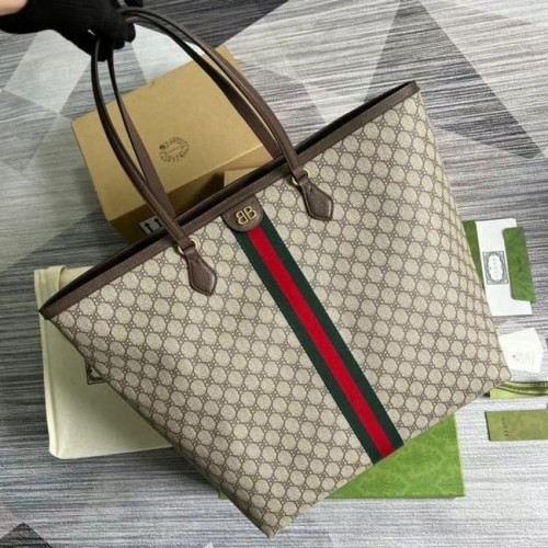 Gucci Ophidia sorozatú nagy GG táska 680127 barna