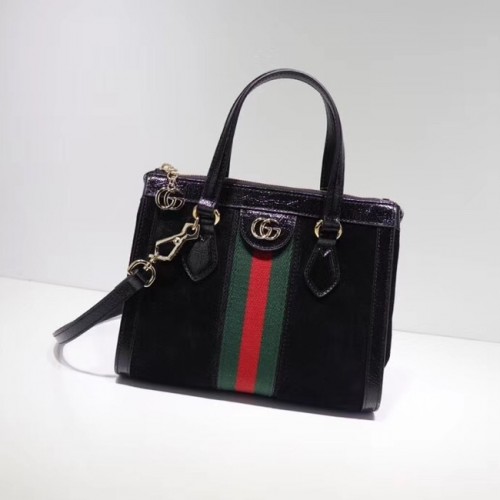 Gucci Ophidia kis GG táska 547551 Fekete velúr