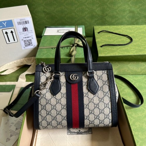 Gucci Ophidia kis GG táska 547551 kék