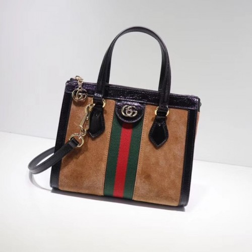 Gucci Ophidia kis GG táska 547551 barna velúr