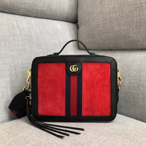 Gucci Ophidia kis válltáska 550622 piros velúr