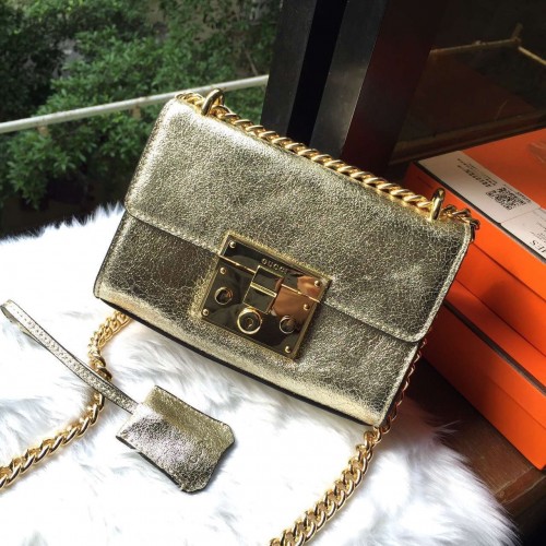 Gucci Lakatos Új Válltáska 409487 Arany