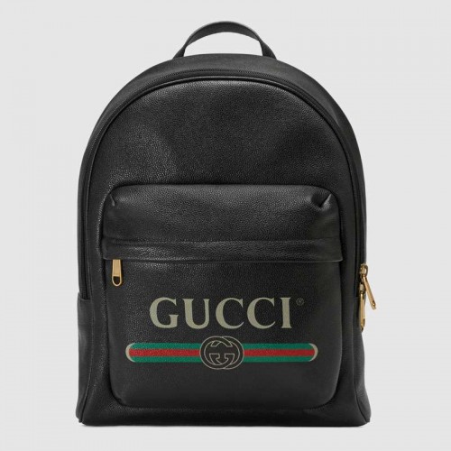 Gucci nyomtatott bőr hátizsák 547834 fekete