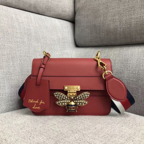Gucci Queen Margaret kis válltáska 476542 piros