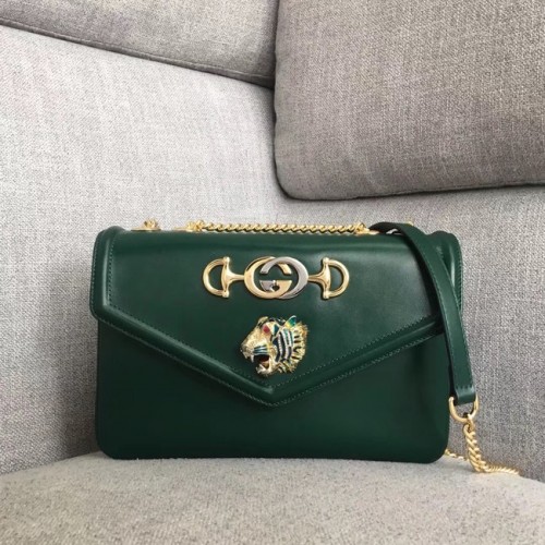 Gucci Rajah közepes válltáska 537241 zöld
