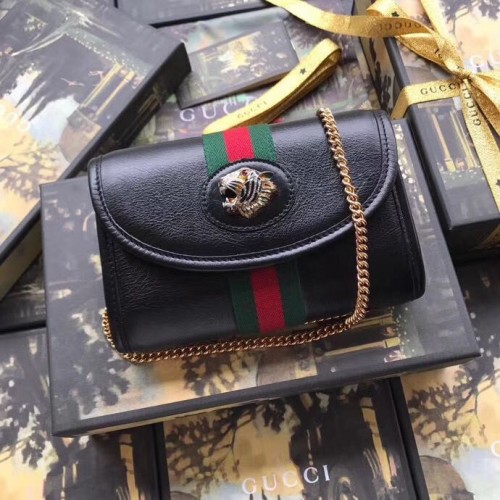 Gucci Rajah mini táska 573797 Fekete