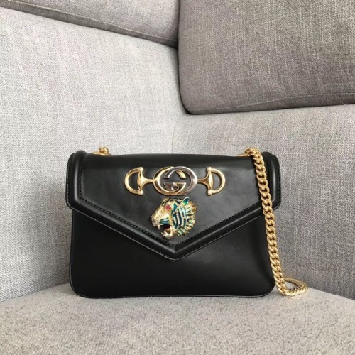 Gucci Rajah kis válltáska 537243 fekete
