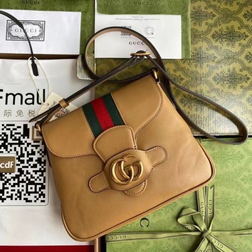 Gucci Kis messenger táska dupla G 648934 barna