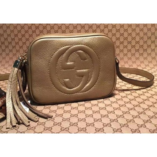 Gucci Soho borjúbőr diszkó táska 308364 arany