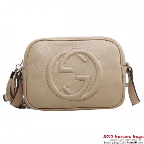 Gucci Soho Disco Táska Strucc Bőr 308364 Világosbarna