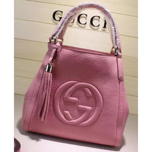 Gucci Soho Bőr Válltáska 336751 Rózsaszín