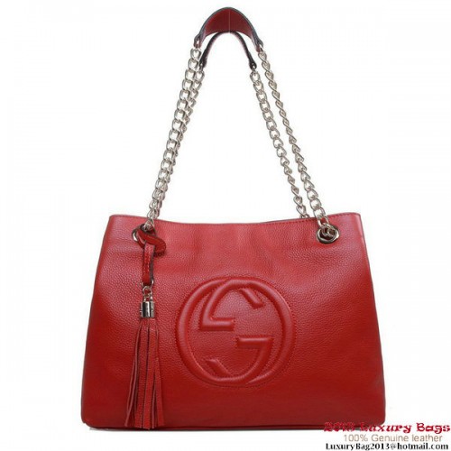 Gucci Soho Közepes Táska 308982 Piros