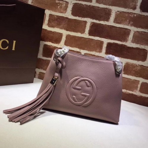 Gucci Soho Kis Táska Borjúbőr 387043 Rózsaszín