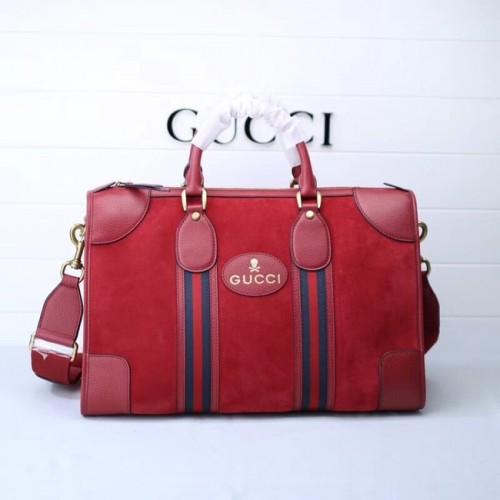 Gucci velúr sporttáska hálós mintával 459311 piros