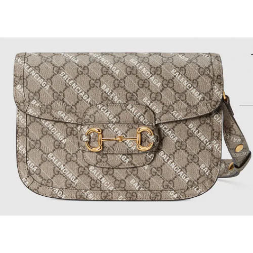 Gucci The Hacker Project kis Gucci Horsebit 1955 táska 602204 Bézs