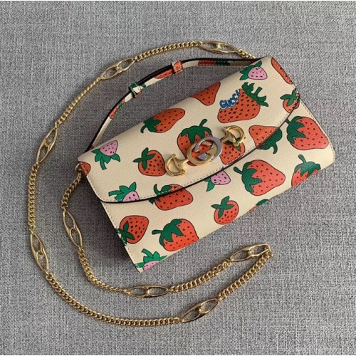 Gucci Zumi Strawberry nyomattáska 572375
