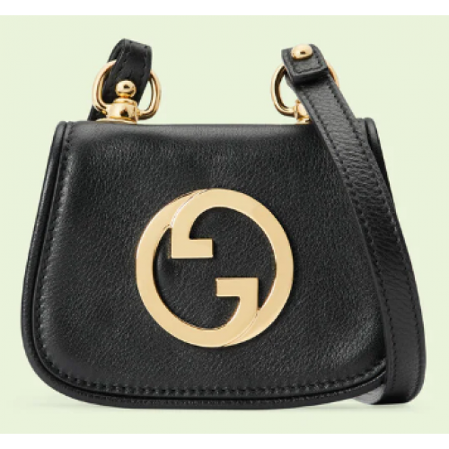 Gucci mini Blondie kártyatartó pénztárca 698635 fekete