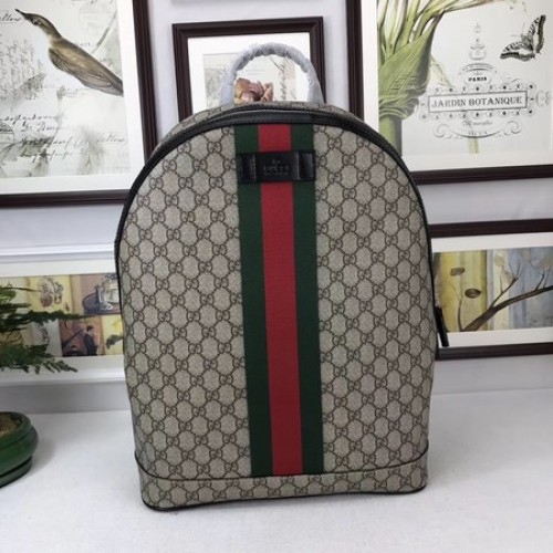 Gucci GG Supreme hátizsák hálós 443805 Barna