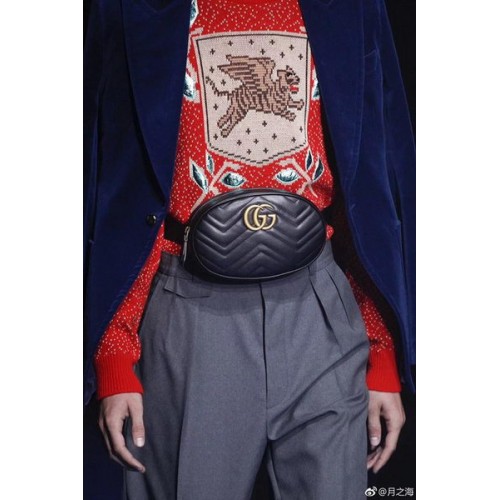 Gucci GG Marmont bőr övtáska 476434 fekete