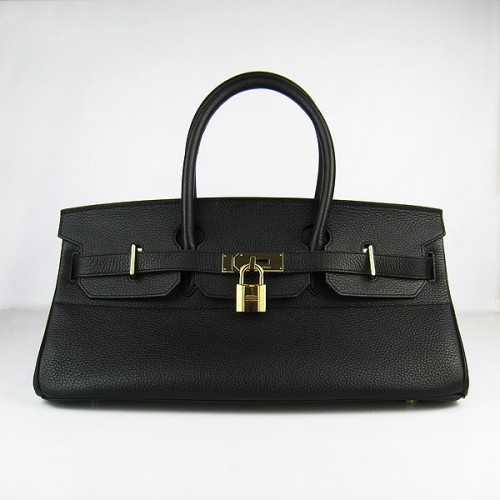 Hermès Birkin 6109 Togo Bőr Táska Fekete 42cm Ezüst