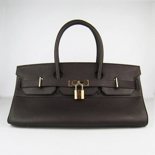 Hermès Birkin 6109 Togo Bőr Táska Sötét Kávébab 42cm Ezüst