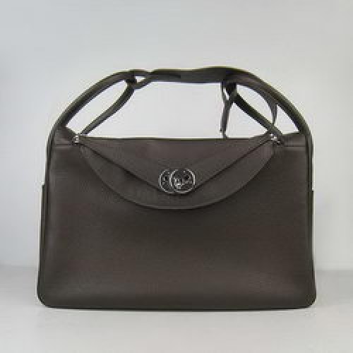 Hermès Lindy 34CM Válltáska Sötét Kávé