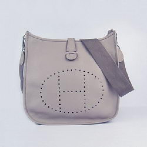 Hermès Marhabőr Evelyne Messenger Táska 6309 Szürke