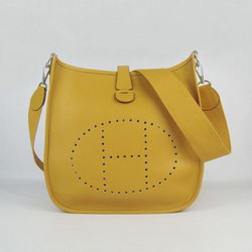 Hermès Marhabőr Evelyne Messenger Táska 6309 Sárga