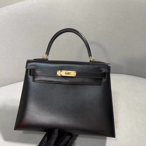 Hermès BOX Bőr KL28 fekete