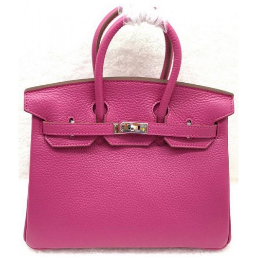 Hermès Birkin 25CM Táska Eredeti Bőr H25T Rózsaszín