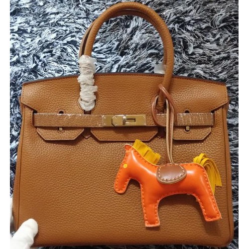 Hermès Birkin 30cm Szállít Táska Licsi Bőr H30LI Bézs Színű