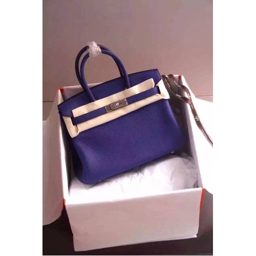 Hermès Birkin 35CM 30CM Szemcsés Bőr Táska H35H30 Kék