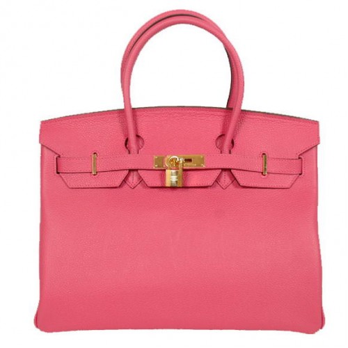 Hermès Birkin 35cm Szállít Táskák Sima Togo Bőr Barack Arany