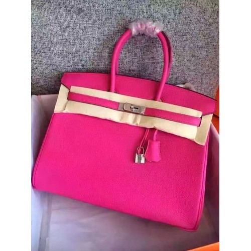 Hermès Birkin Táska Eredeti Togo Bőr 17825 Rózsaszín