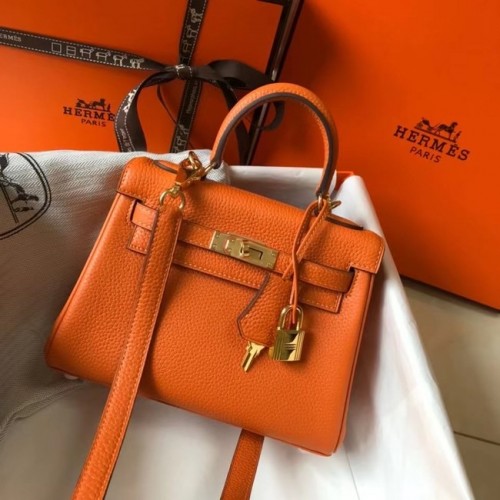 Hermès Birkin Togo Bőr 22590 narancssárga