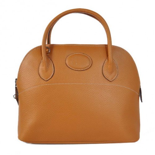 Hermès Bolide 31CM Szállító Táska Clemence H1031 Teveszín