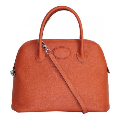 Hermès Bolide 37cm Borjúbőr Szállít Táska H509084 Narancssárga