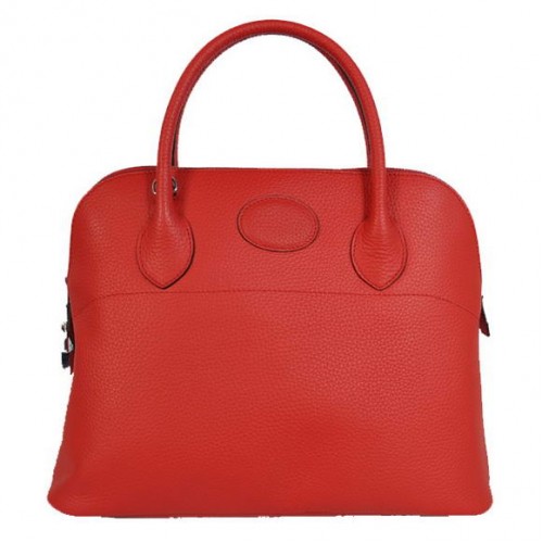 Hermès Bolide 37cm Szállító Táska Clemence H1037 Piros