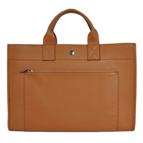 Hermès Aktatáska 40CM Táska Clemence Bőr Teveszín