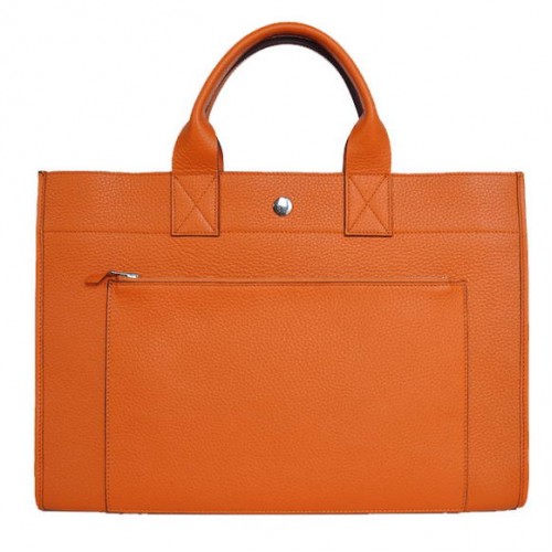 Hermès Aktatáska 40CM Clemence Bőr Táska Narancssárga
