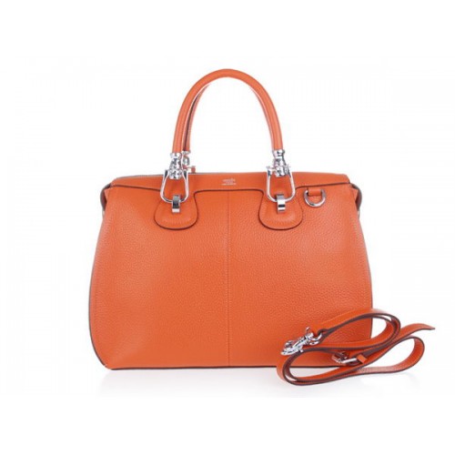 Hermès Borjúbőr Válltáska H0322 Narancssárga