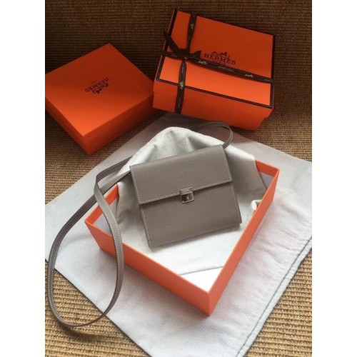 Hermes Clutch Epsom borjúbőr H0589 szürke